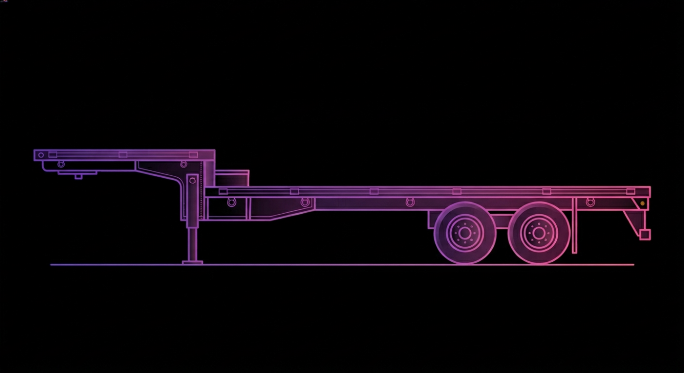 TNE step deck trailer