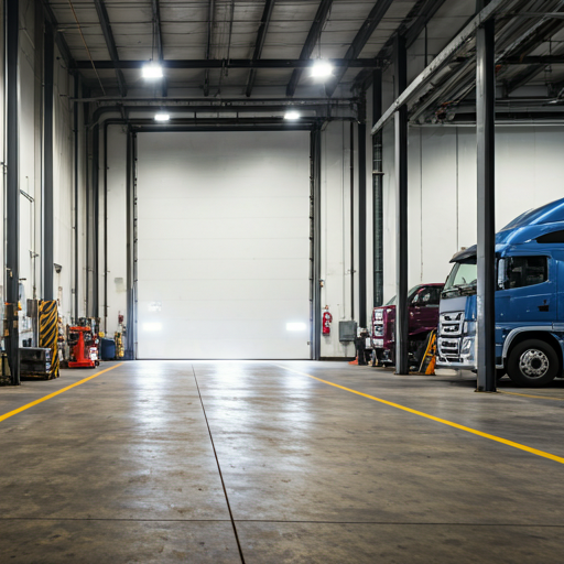 TNE in-house truck maintenance facility